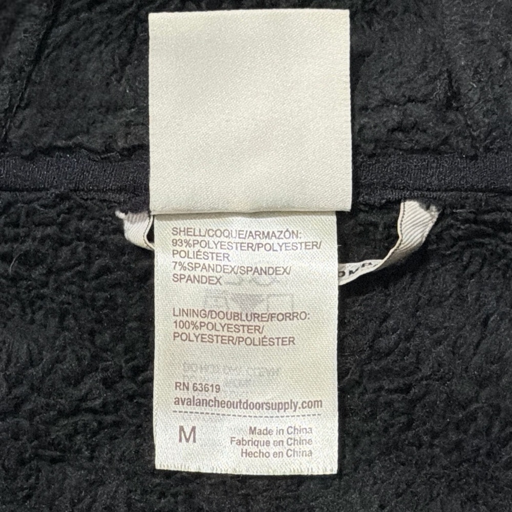 Avalanche Womens Black Softshell Jacket Hooded Fl… - image 9